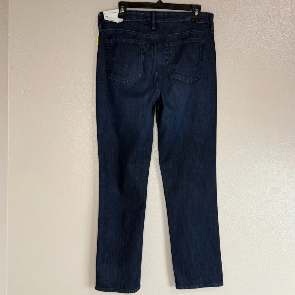 AG Adriano Goldschmied Women’s Mari High Rise Slim Straight Leg Jeans-Sz 32, NWT